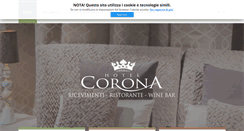 Desktop Screenshot of hotelcorona.fg.it